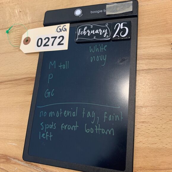 Abercrombie Fitch Shirt Mens LT Large Tall White Navy Don't Sweat It Collection - Picture 9 of 10